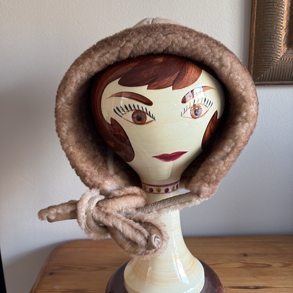 Vingate Deerskin Trading Post Trapper Style wool suede hat men women unisex - Picture 1 of 10